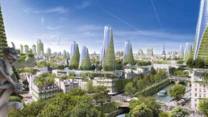 Paris dans un futur utopique