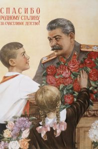 Imagerie d'un Staline bienveillant