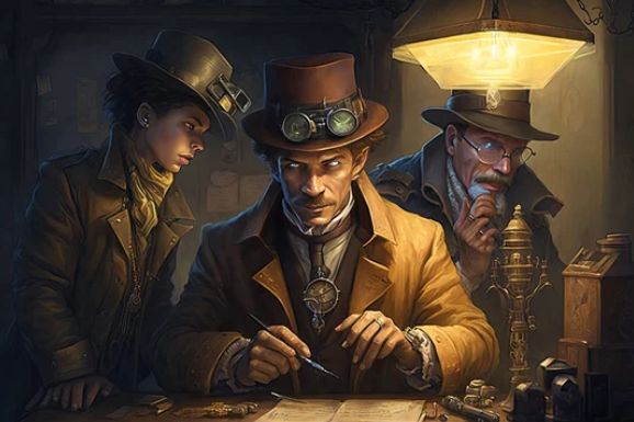 Un détective steampunk
