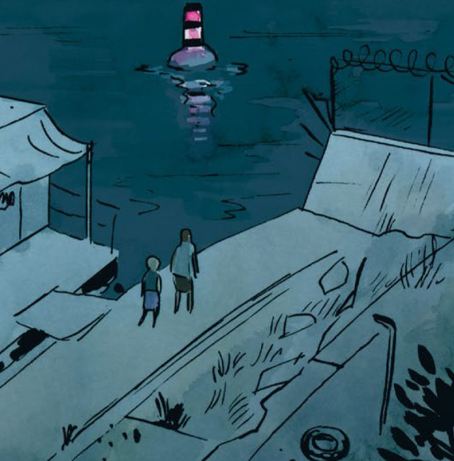 L'archipel, planche de nuit