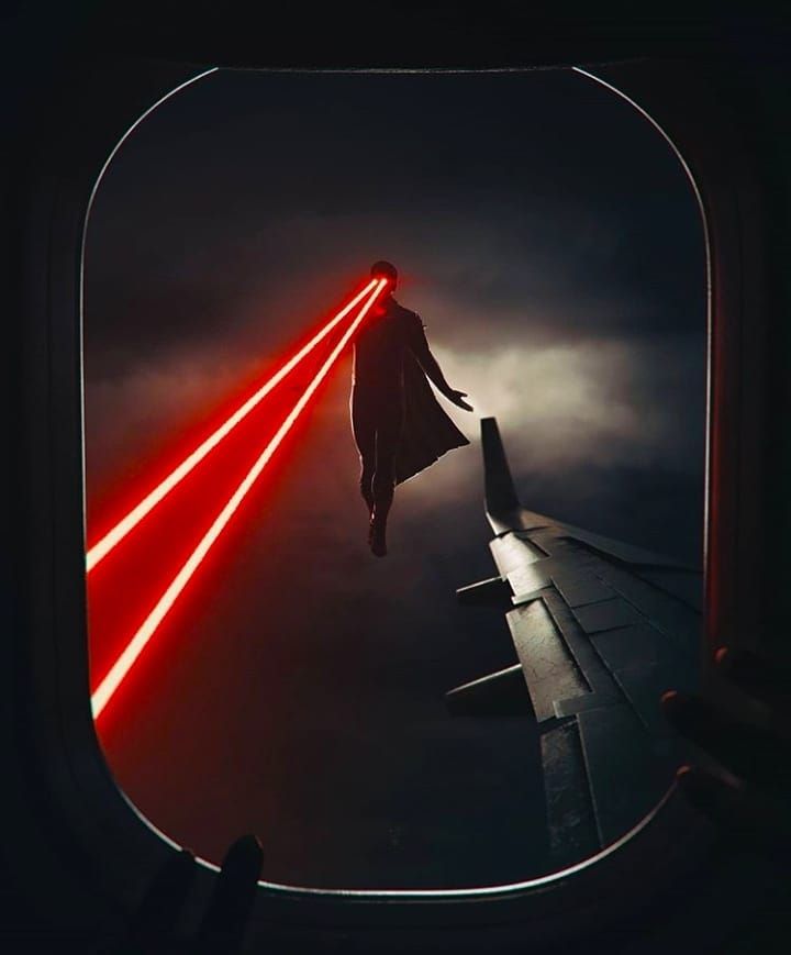 Homelander descend un avion