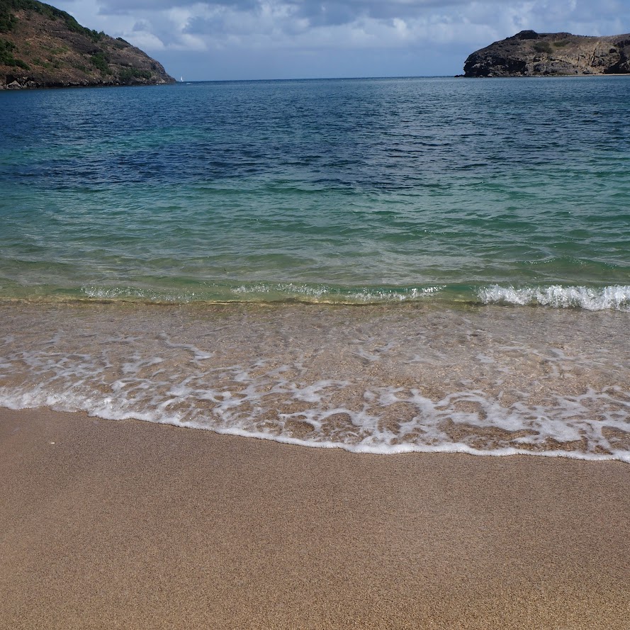 Une plage sur l'île des Saintes