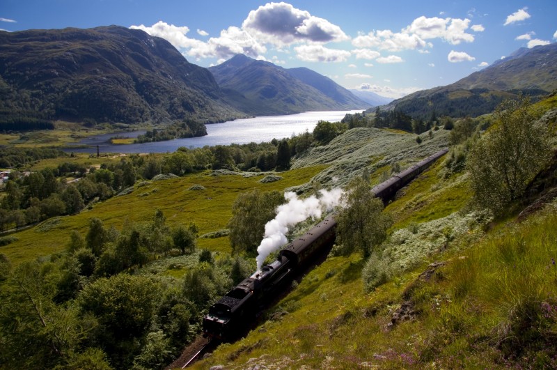 Un train en Ecosse