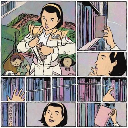 Effie vole un livre
